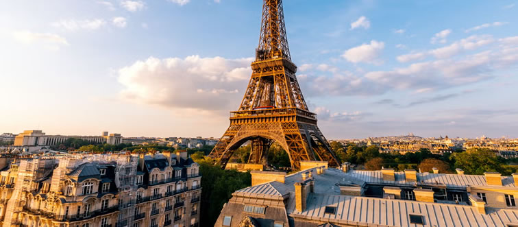 Let's start with a classic: in which beautiful country will you find the towering, iron lattice of the Eiffel Tower?